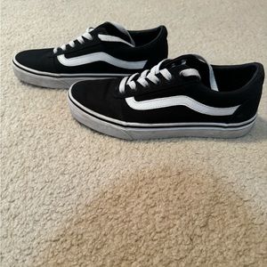 Black vans. Size 9